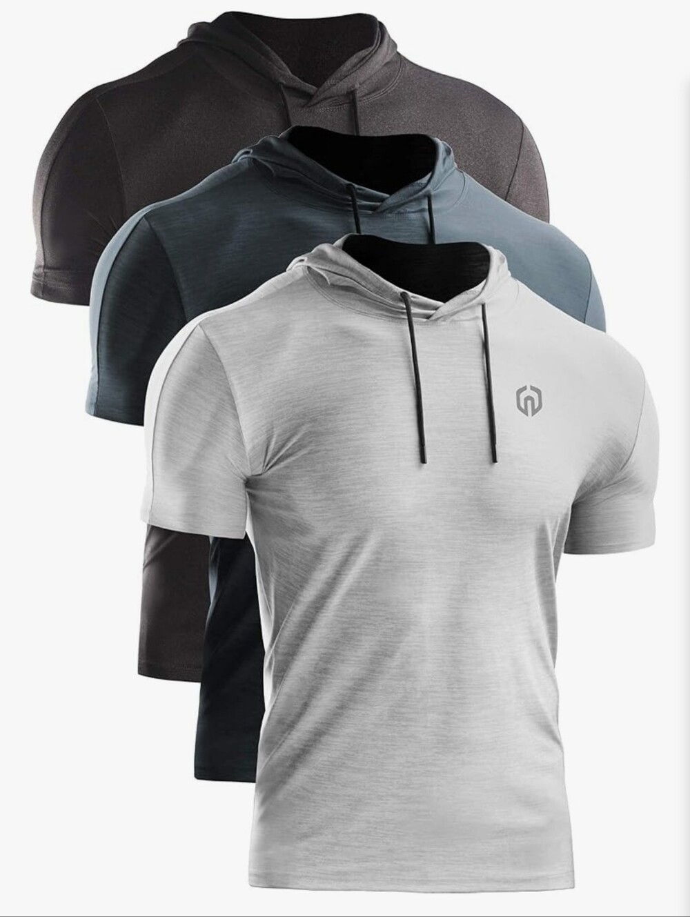 Men's Short-Sleeve Hooded Performance Tee Size XL